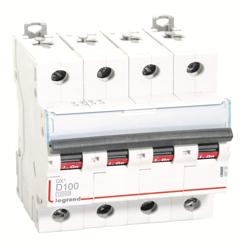 Legrand DX3 AC MCBs - Four Pole 400 V~ (100A)