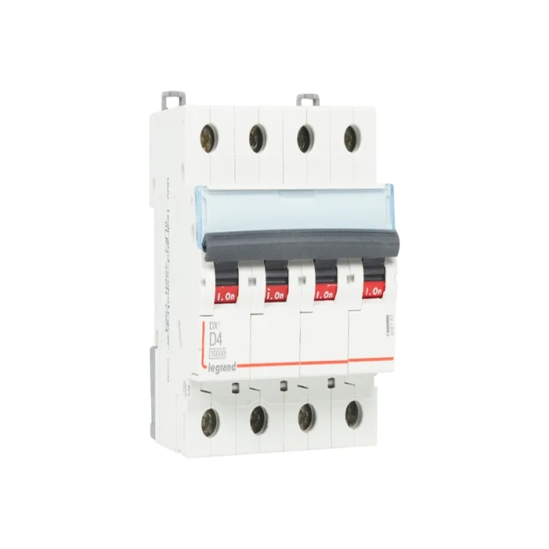 Legrand DX3 AC MCBs - D Curve Four Pole 415 V~ (4A)