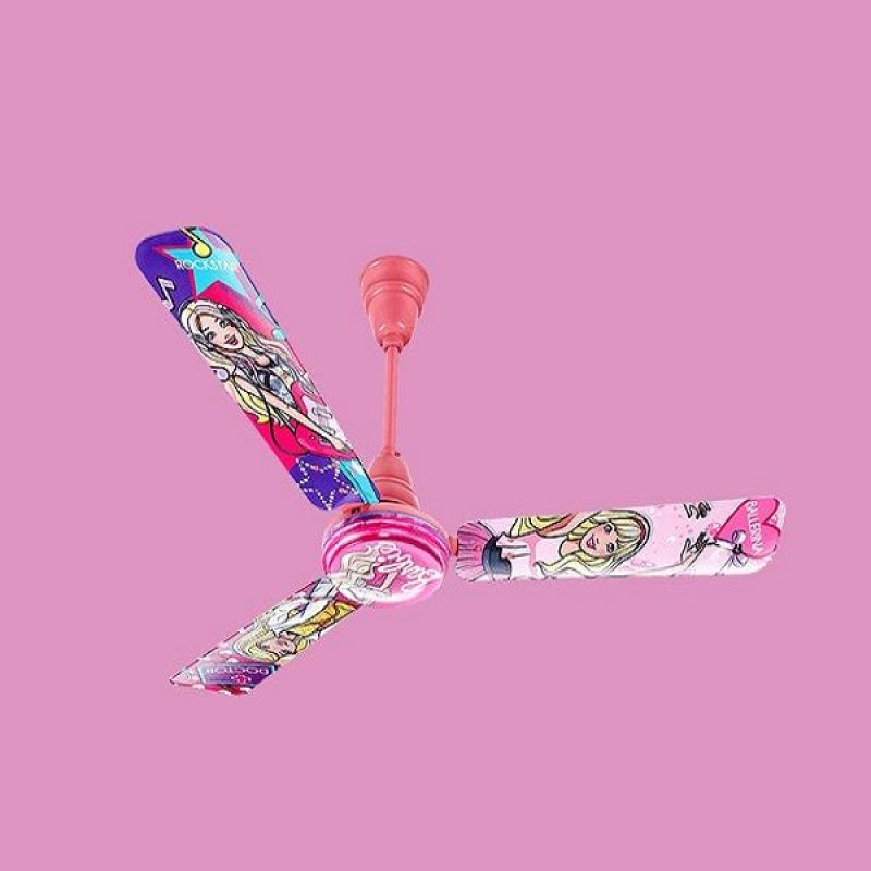 USHA - Barbie You can be Anything Ceiling Fan 1200mm with Aeroswitch Remote, Magenta