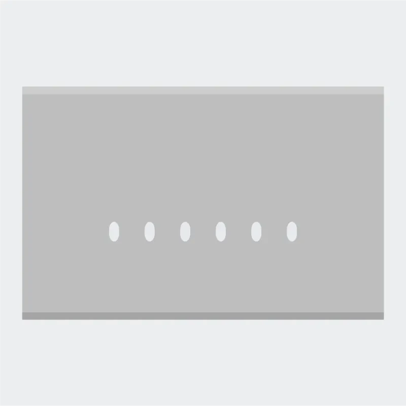 Norisys TG9 6M Solid Aluminum Plate with 6 holes