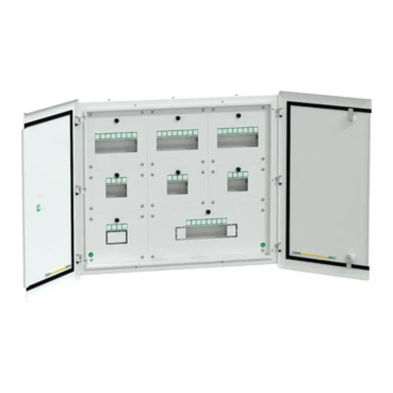 Schneider Acti9 Phase Segregated DBs - (IP43) - 4+12+(3*4)+(3*8) - Double Door - 8 way - (A9HPSG08)