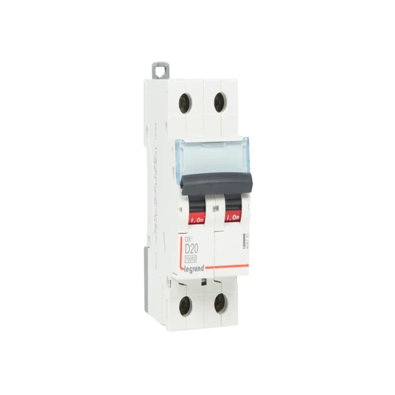 Legrand DX3 AC MCBs - D Curve Double Pole 415 V~ (20A)