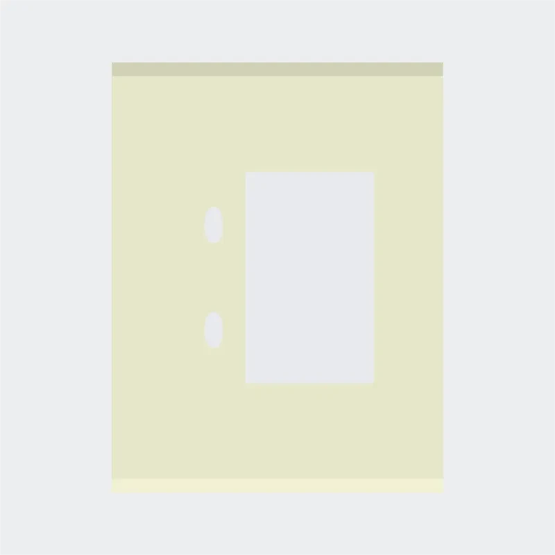 Norisys TG9 3M Solid Glass Plate with 2 holes + 2M Window