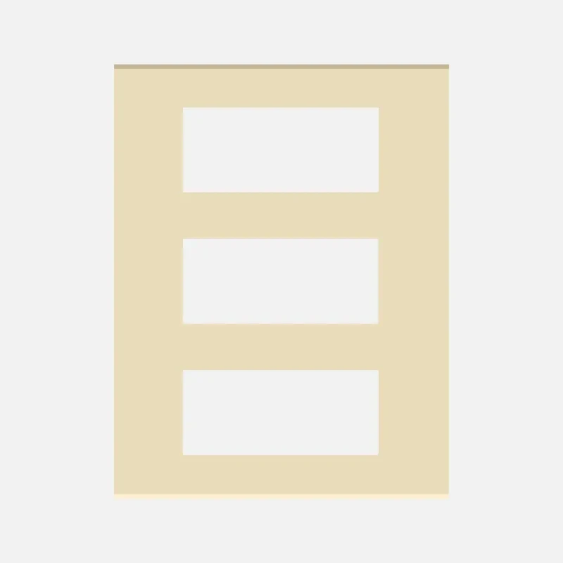 NORISYS CUBE Series 21M Flat'5 Plate with Frame (Matt Gold & Cocoa Brown)
