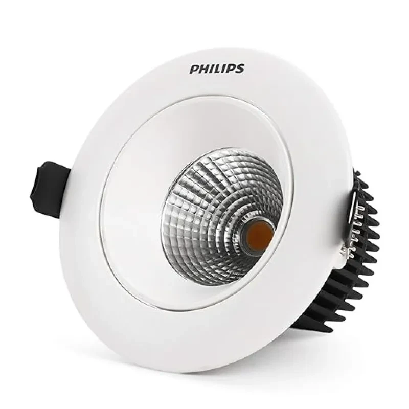 PHILIPS 7-Watt Round Astra Spot Recessed COB Spot Light (Cool White)