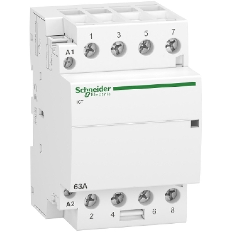 Schneider iCT contactor - 4 NO - Four Pole - 63A - ( A9C20864)