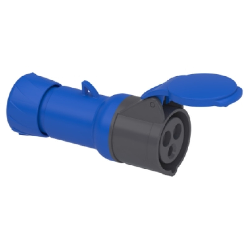 Schneider 16 A - 2P + E wander socket straight - IP44 200...250 V AC (PKF16M423)