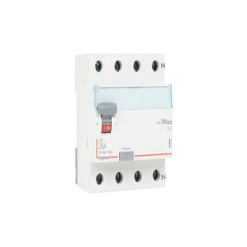 Legrand DX3 RCCBs - Four Pole 415 V~ (25A - 100mA) Type -AC