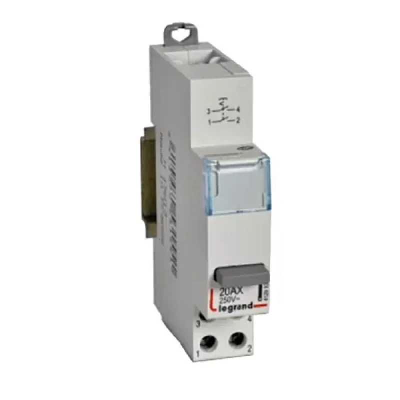 Legrand DX3 Push button cum switch - Contact 2 NO - 20A 250V~ AC (1Module)