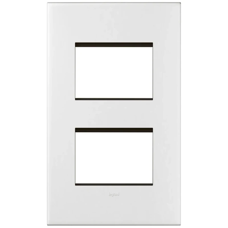Legrand Arteor Square Cover Plate w Frame 2x4 Module