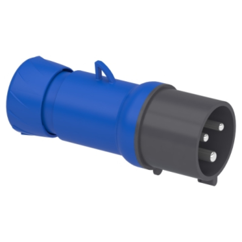 Schneider - 32 A - 2P + E Wander plug straight - IP44 200...250 V AC  (PKE32M423)
