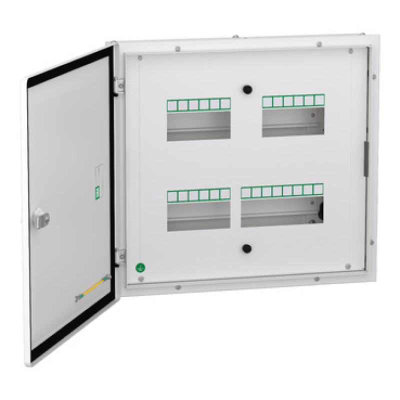 Schneider Acti9 - TPN DBs -Double Door Metal (IP43) - 6 way - 8+18 module - (A9HTND06)