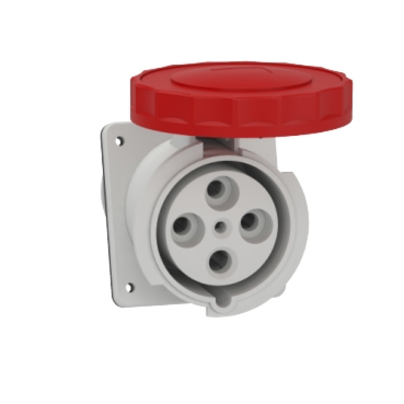 Schneider 125A 3P +N + E Industrial socket - IP67 380...415 V AC Panel ( 81295)