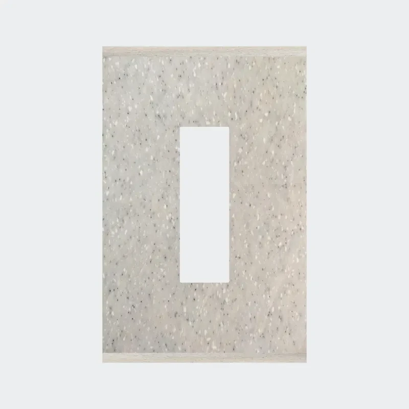 Norisys TG9 1M Solid Marble Finish Plate with 1M Window