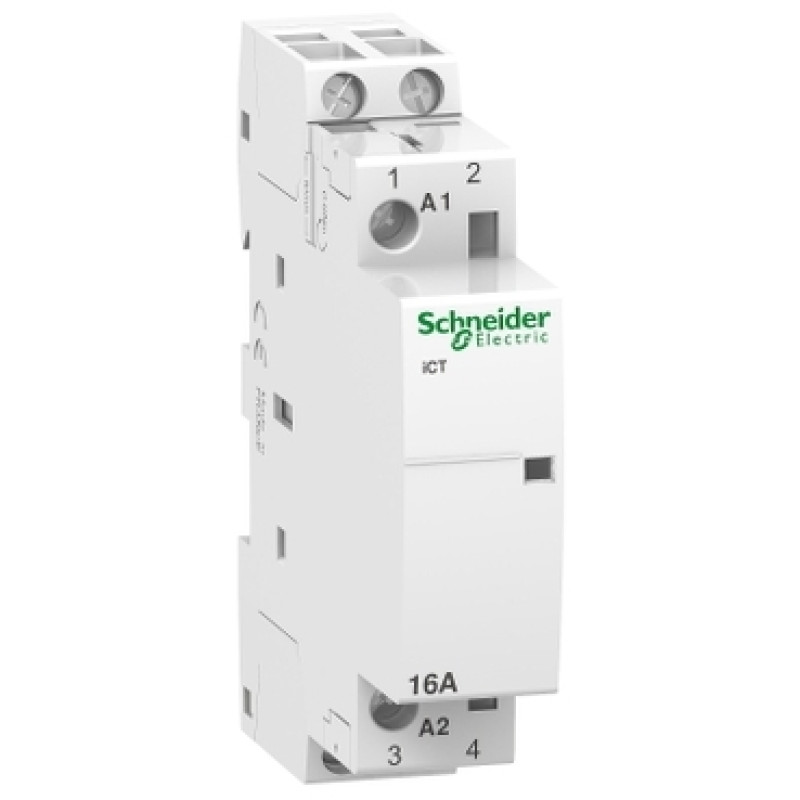 Schneider iCT contactor - 2NO - Double pole - 16A - (A9C22712)