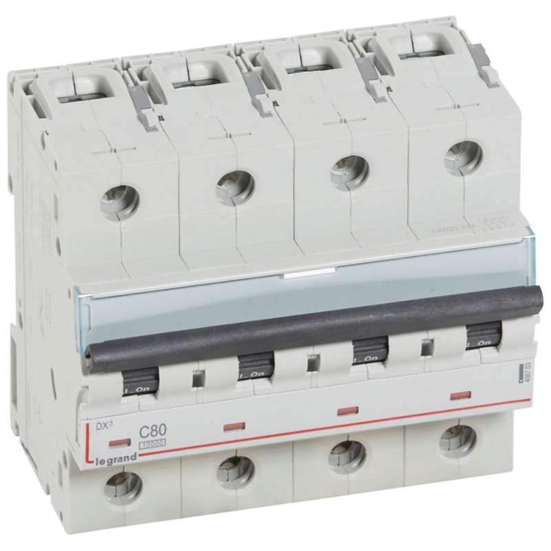 Legrand DX3 AC MCBs - Four Pole 400 V~ (80A)