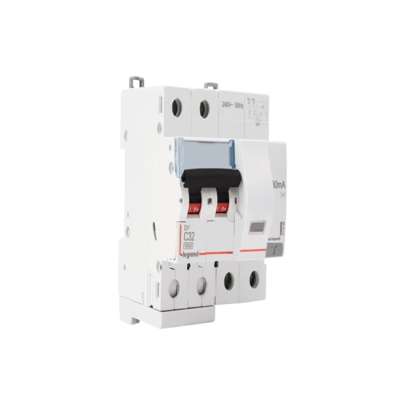 Legrand DX3 RCBOs - Double Pole 240 V~ (32A - 30mA) Type - AC
