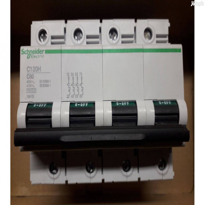 Schneider MCBs - AC - C120 H (15kA) - 4 pole - 80A (A9N18479)