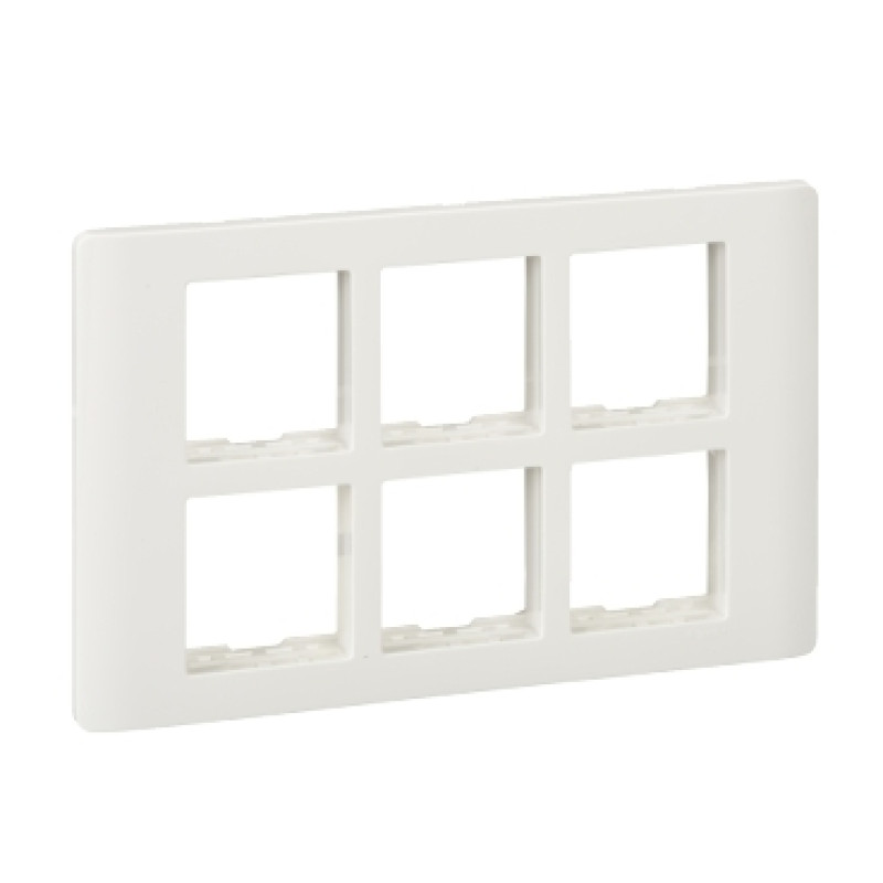 Schneider Zencelo - 12 Module Plate with Frame
