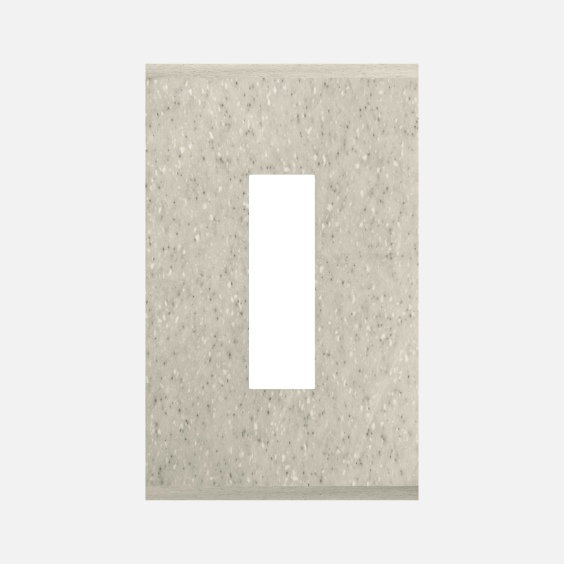 NORISYS CUBE Series 1M Solid Marble Finish Plate with Frame