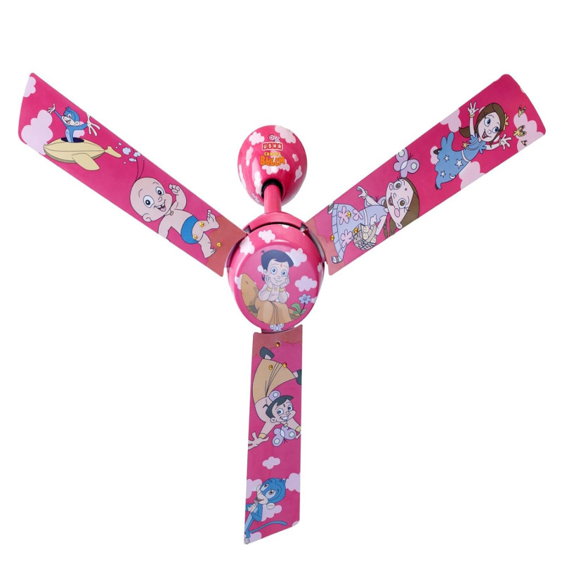Usha Chhota Bheem Chutki 1200mm 70-Watt Kids Ceiling Fan (Multi-Color)