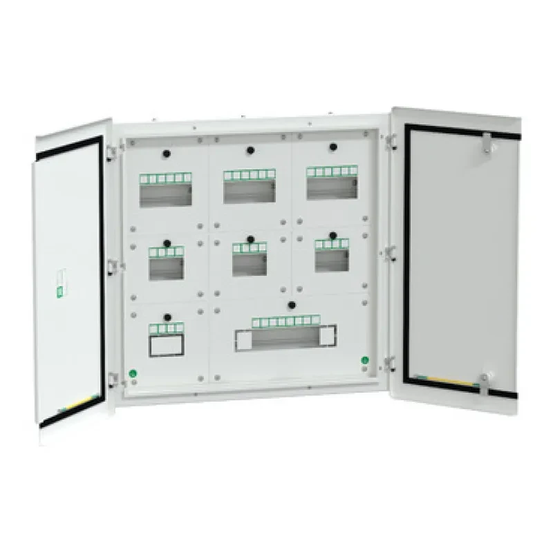 Schneider Acti9 Phase Segregated DBs - (IP43) - 4+12+(3*4)+(3*6) - Double Door - 6 way - (A9HPSG06)