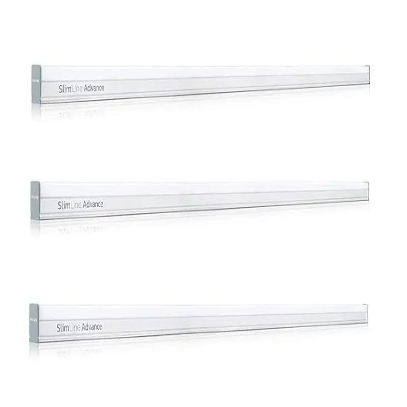 Philips Slimline Advance 25-Watt 2500-lumen Metal Batten Tubelight (Pack of 3) (Natural White) (Study Room Specialist)