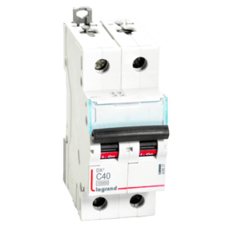 Legrand DX3 AC MCBs - C Curve Double Pole 415 V~ (40A)