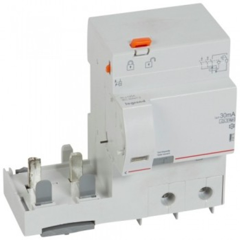 Legrand DX3 RCD add on module for 125A - Double Pole 240 V~, HPI Type (30 mA)