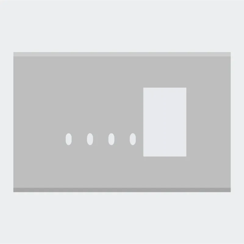 Norisys TG9 6M Solid Aluminum Plate with 4 holes + 2M Window