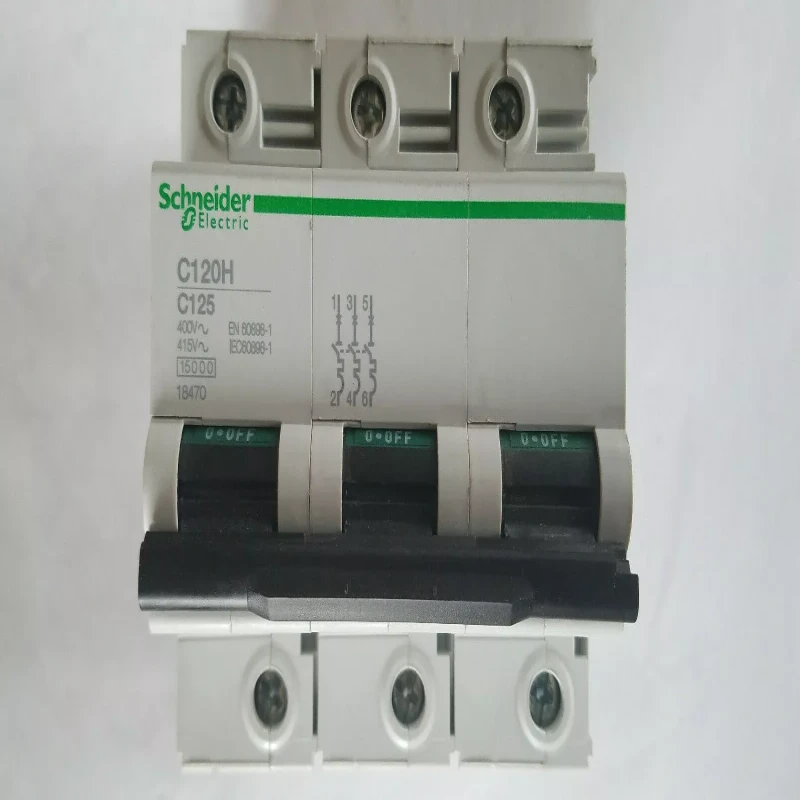 Schneider MCBs - AC - C120 H (15kA) - 3 pole - 125A  (A9N18470)