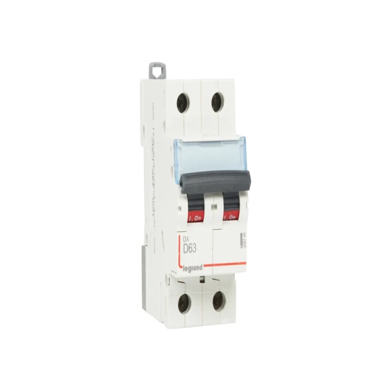 Legrand DX3 AC MCBs - D Curve Double Pole 415 V~ (63A)
