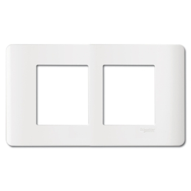 Schneider Zencelo - 4 Module Plate with Frame