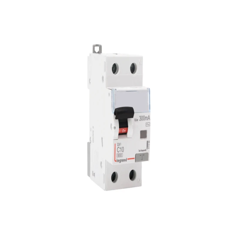 Legrand DX3 RCBOs 6kA - Double Pole 240 V~ (10A - 300mA) Type - AC